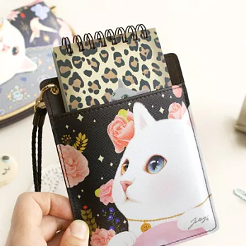 JETOY,Choo choo 甜蜜貓多用途頸繩吊牌_Pink rose