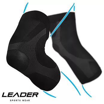 【LEADER】X型 跑步/三鐵/壓縮 護膝/腿套