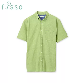 【fisso】單口袋休閒襯衫 -L蘋果綠