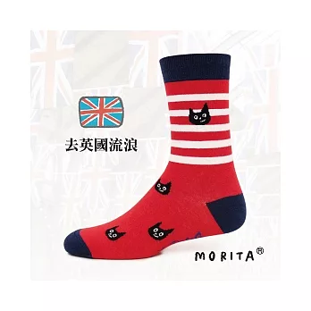 【 PuloG 】布蘿插畫家襪系列-陳森田-去英國流浪-S