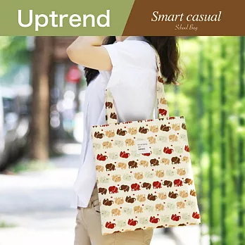 Uptrend/Smart casual讀書袋‧大象戀愛了(Large Sizes)