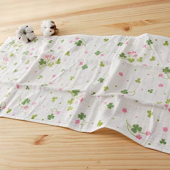 【taoru】和心傳｜幸運草 - 日本毛巾 34x84 cm（毛巾、紗布巾）