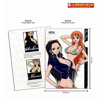 航海王-L型資料夾A26款(娜+羅)