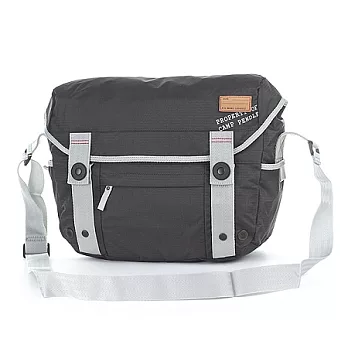 LEVI’S PENDLETON摩登騎士系列大型扣式掀蓋側背包 VBB0818PBK黑色