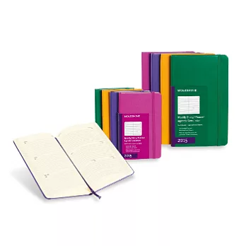 MOLESKINE_2015年彩色週誌(黃色硬封面/大型)