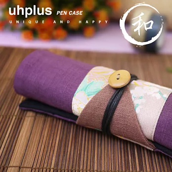 uhplus 卷軸筆袋- 品牡丹