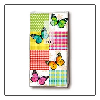 《Paper+Desing》紙手帕 - butterflies & squares 方塊與蝴蝶