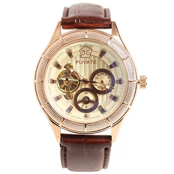 Watch-123 Fuyate-時尚主義藝術三眼機械腕錶