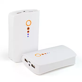爵士精靈 大容量行動電源12000mAh(三洋電芯)橘色