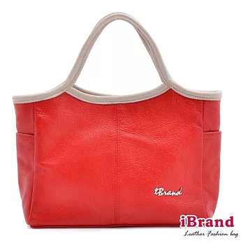 【i Brand 天然皮革】認真女孩的小巧包 - 玫瑰紅