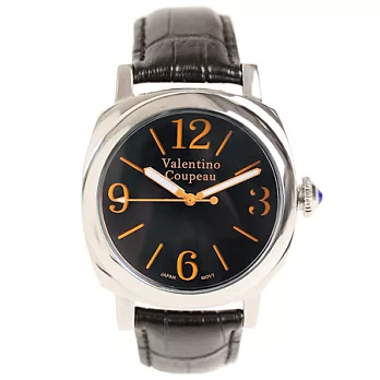 Valentino coupeau 東方之星-百年經典復刻腕錶 (黑色帶x黑)