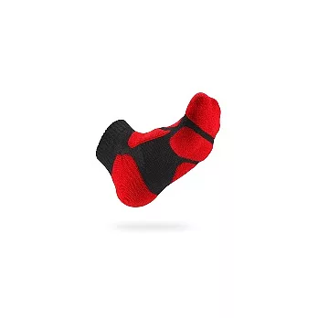 titan太肯 功能慢跑襪-Fit (男女適用、十歲以上年齡層皆適用)M 黑/紅色