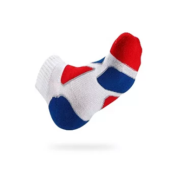 titan太肯 功能慢跑襪-Fit (男女適用、十歲以上年齡層皆適用)L白/紅/藍色