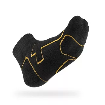 titan太肯 功能慢跑襪-Light (男女適用、十歲以上年齡層皆適用)M黑/橘色