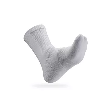 titan太肯 高衝擊運動襪 (男女適用、十歲以上年齡層皆適用)M白色