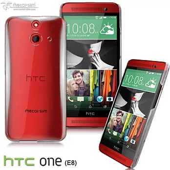 Metal-Slim HTC M8 ACE (E8) PC透明系列 硬式保護殼透明