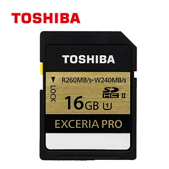 TOSHIBA EXCERIA PRO SDHC UHS-II卡 16G