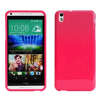 【BIEN】HTC Desire 816 亮麗全彩軟質保護殼 (紅)