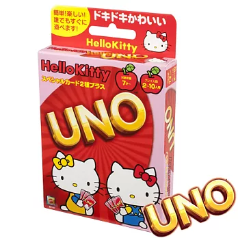 MATTEL Hello Kitty UNO甜心款遊戲卡