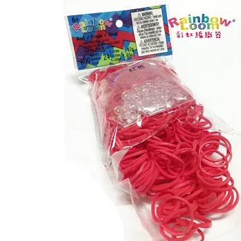 【BabyTiger虎兒寶】Rainbow Loom 彩虹編織器 彩虹圈圈 600條 補充包 -紅色