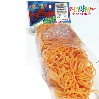 【BabyTiger虎兒寶】Rainbow Loom 彩虹編織器 彩虹圈圈 600條 補充包 -橘色