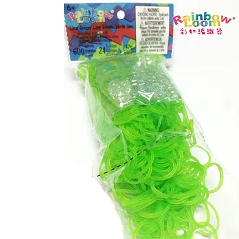 【BabyTiger虎兒寶】Rainbow Loom 彩虹編織器 彩虹圈圈 600條 補充包 -果凍綠色