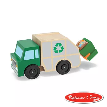美國瑪莉莎 Melissa & Doug 原木交通工具 - 垃圾車