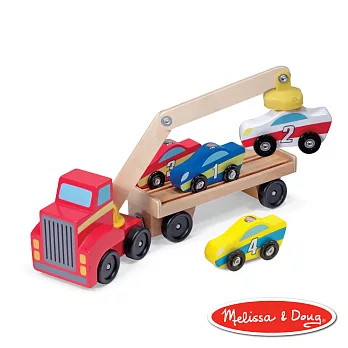 美國瑪莉莎 Melissa & Doug 原木交通工具 - 磁力吊車