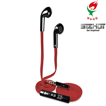SeeHot 嘻哈部落入耳式音樂耳機麥克風(SH-MHS366紅色
