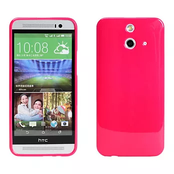 【BIEN】HTC One (E8) 亮麗全彩軟質保護殼 (紅)