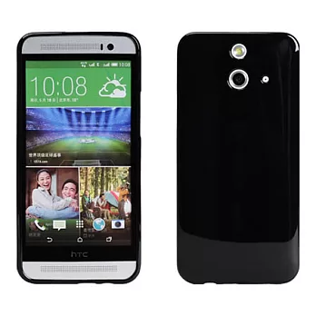 【BIEN】HTC One (E8) 亮麗全彩軟質保護殼 (黑)