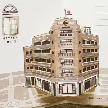 立體卡-台南林百貨