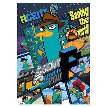 Phineas and Ferb鴨嘴獸泰瑞拼圖520片