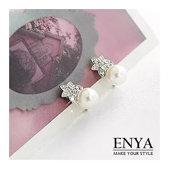 Enya★珍珠公主 夾式耳環