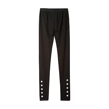 【CACO】Caco ST-五星內搭褲-男M黑