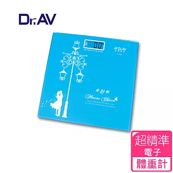 Dr.AV PT-102A 歐風藍光 LCD薄型健康秤