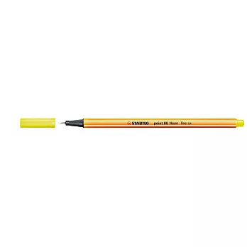 STABILO 德國天鵝牌 point 88系列 0.4mm 簽字筆螢光黃