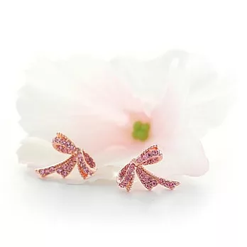 Enya★925銀 搖曳蝴蝶結耳環