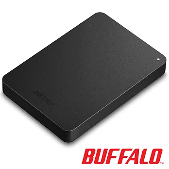BUFFALO PNF系列2.5吋 1T防震加密行動硬碟-黑