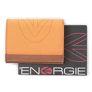 ENERGIE 照片兩折中型短夾 NEL0201COG橘色