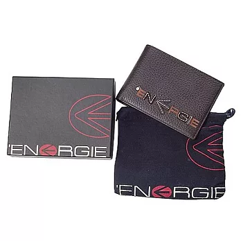 ENERGIE 橫式照片兩折中夾 NEL0283ABN棕色