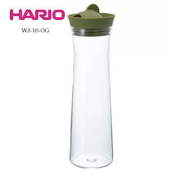 HARIO Gmark墨綠色冷水壺1000ml WJ-10-OG墨綠色