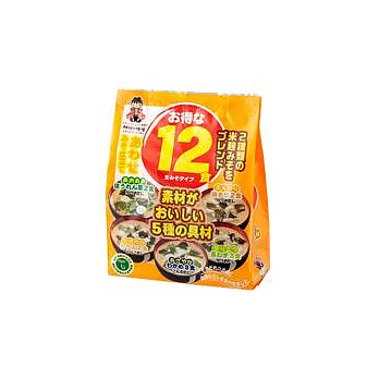 日本【宮坂】神州12食味噌湯-綜合