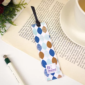 ultrahard RE-START/ 布書籤系列- Leaf (水藍)