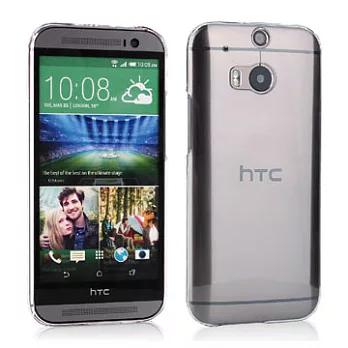 透明殼專家 HTC One M8 超薄.抗刮.高透光保護殼+保貼組 (林果創意Lingo)無透明