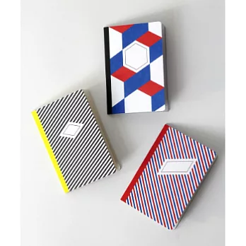 /法國Papier Tigre/_設計款筆記本(A6)(The 3 Essentials) (3本入)