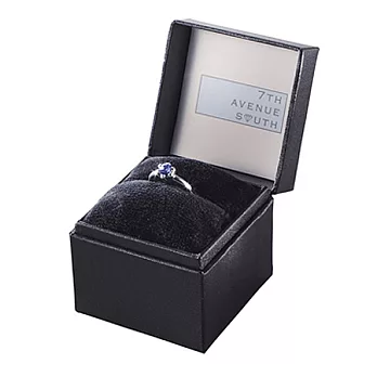 首飾手巾小禮盒-藍色愛戀戒指(黑)
