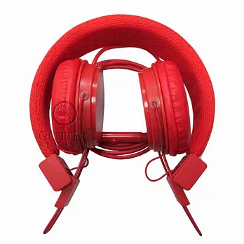 Glitter 智慧型手機頭戴折疊式耳麥 (GT-263)紅色