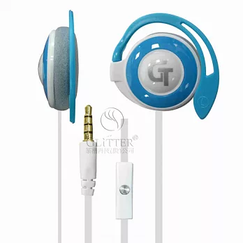 Glitter 高音質 耳掛式手機耳麥 (GT-279)藍色