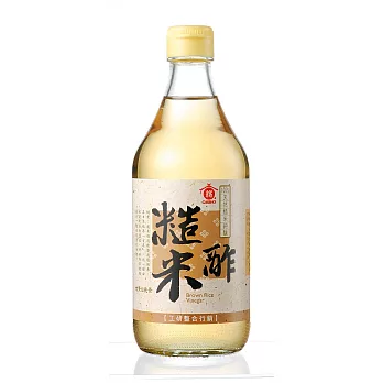 【工研合將】純釀糙米白醋500ml